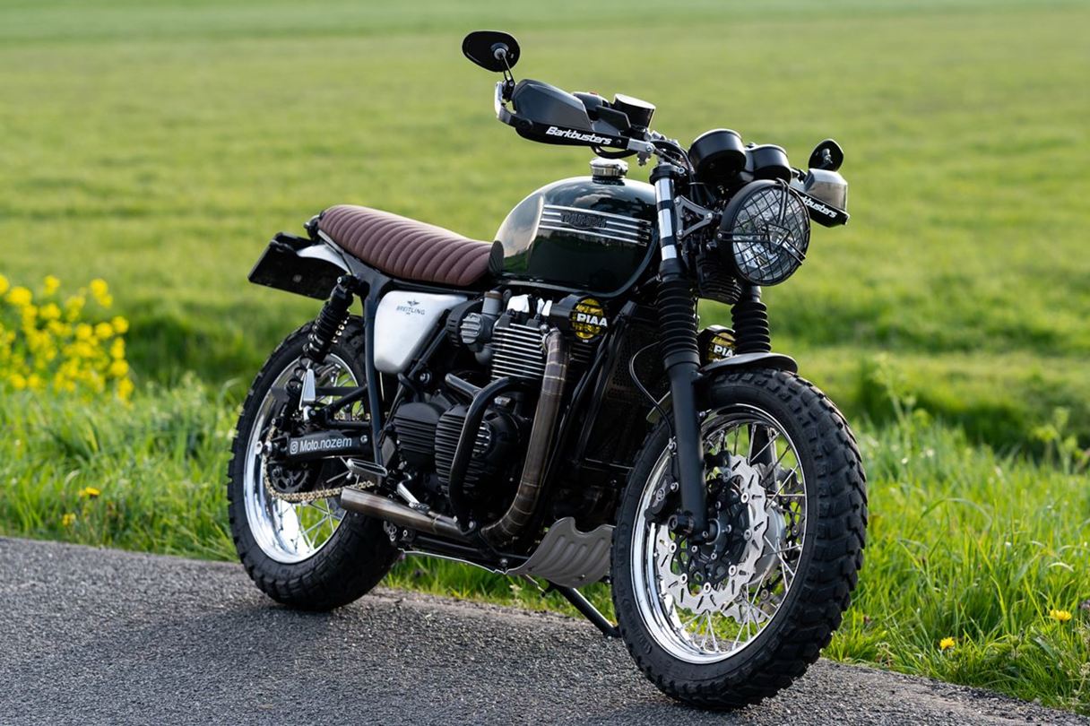 アンダーガード ディフェンダー アルミ シルバー 1個 T100/T120 スピードツイン900 スラクストン/R/RS