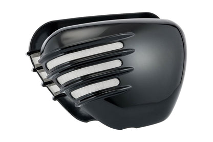 Side Covers Ribbed Gloss Black 2pcs T100 Street Twin/Speed Twin 900