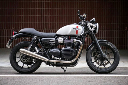 Side Covers Ribbed Gloss Black 2pcs T100 Street Twin/Speed Twin 900