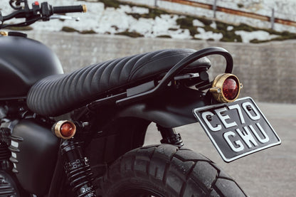 Rear Fender with Taillight Hole, Black, 1 pc for T100/T120 Speed Twin 900 Scrambler 900
