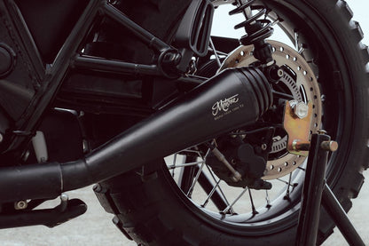 Slip-On Mufflers Saturn Five Black 2 pcs Bonneville T100/T120