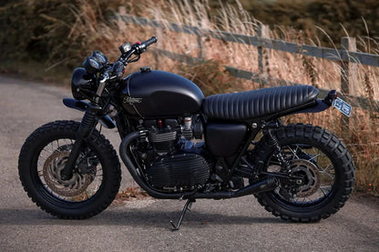 Slip-On Mufflers Saturn Five Black 2 pcs Bonneville T100/T120