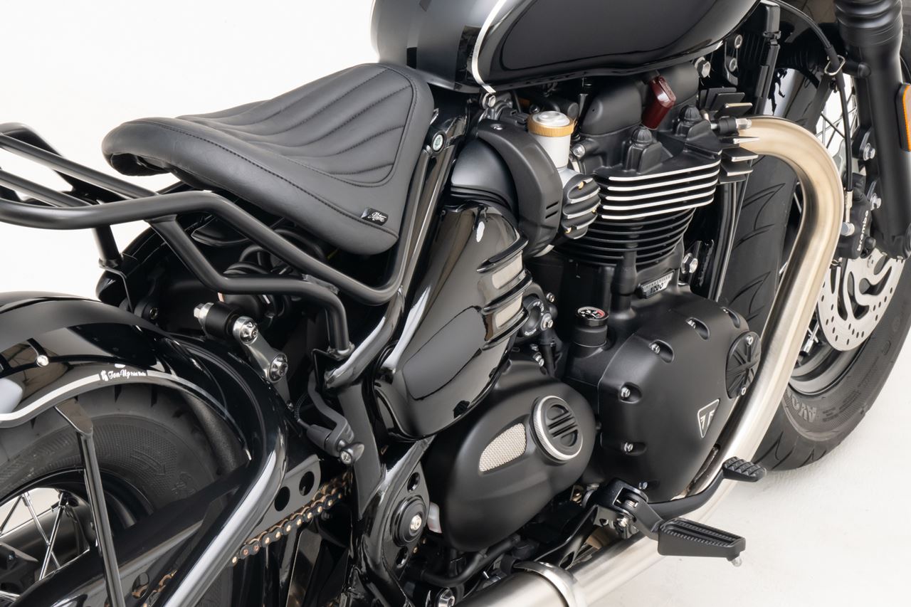 Side Covers Ventura Gloss Black 2pcs Bonneville Bobber Speedmaster