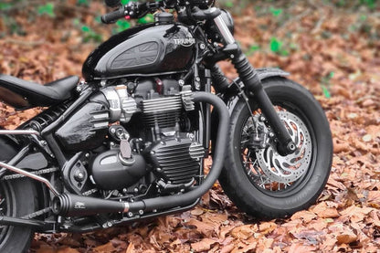 Side Covers Ventura Gloss Black 2pcs Bonneville Bobber Speedmaster