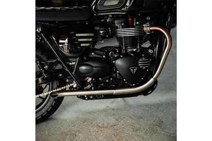 Slash Cut Mufflers Bedlam Brushed 2 pc. for Street Twin