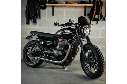 Slash Cut Mufflers Bedlam Brushed 2 pc. for Street Twin