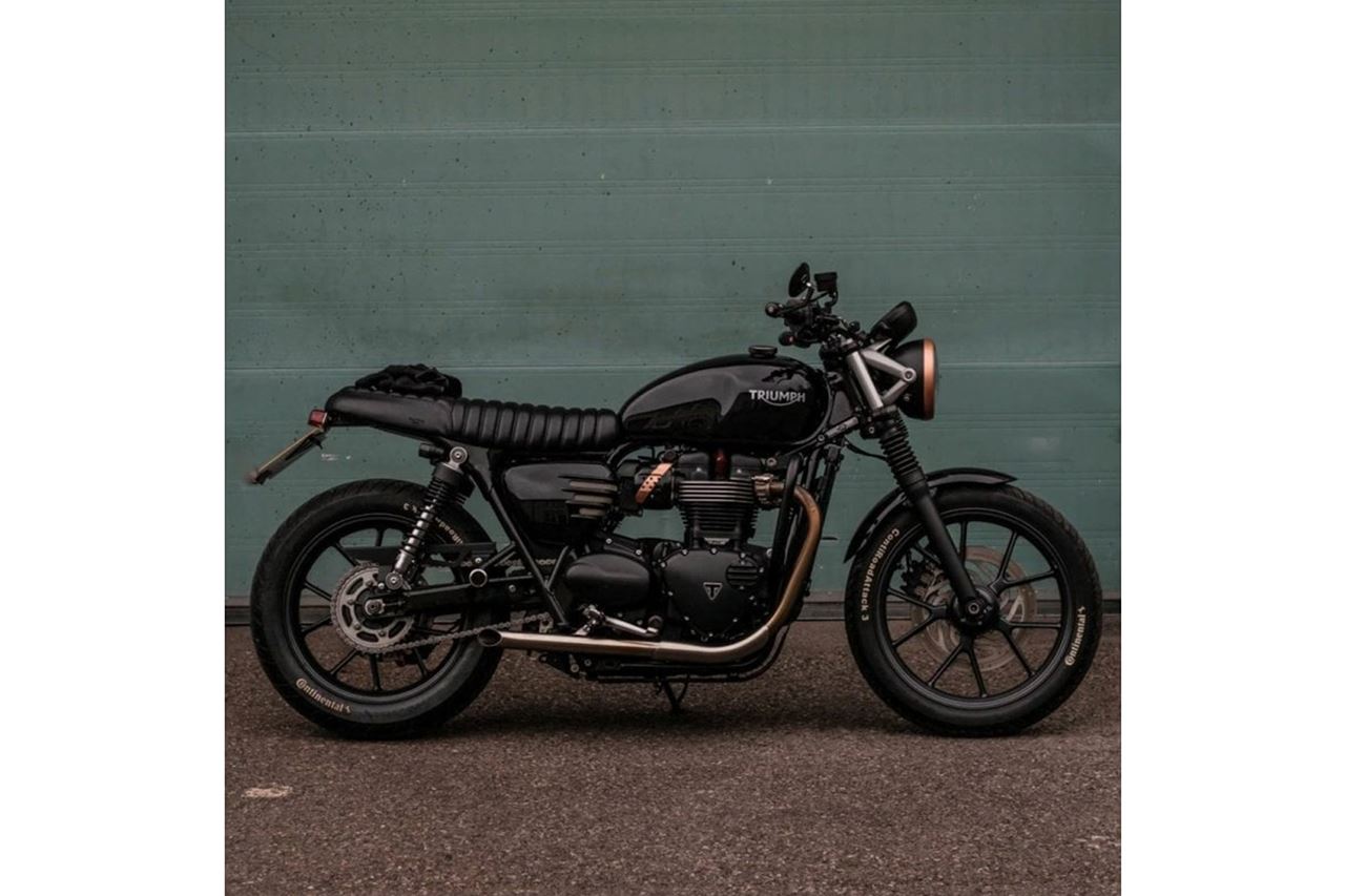 Slash Cut Mufflers Bedlam Brushed 2 pc. for Street Twin