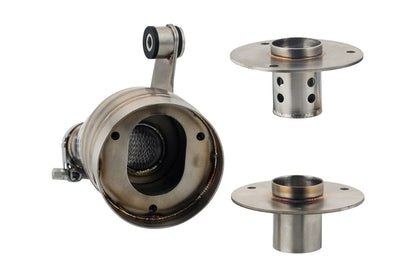Slip-On Mufflers Odin GP Style Silver 2pc Thruxton/R/RS Speed Twin 1200