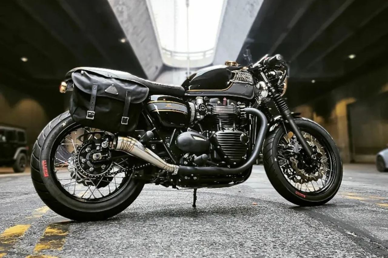 スリップオンマフラー オーディン GPスタイル シルバー 2個 ボンネビルT100/T120