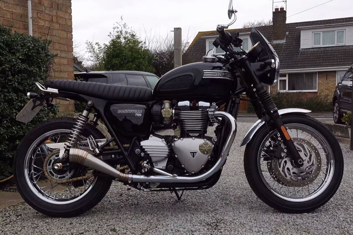 スリップオンマフラー オーディン GPスタイル シルバー 2個 ボンネビルT100/T120