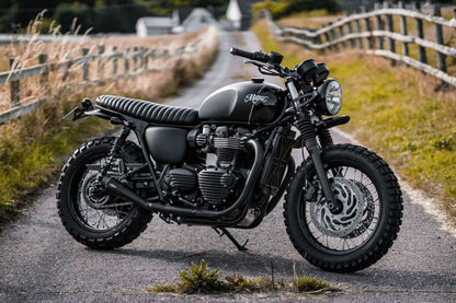 リアフェンダー テールライト穴あり HIGHタイプ ブラック 1個 T100/T120 スピードツイン900 スクランブラー900