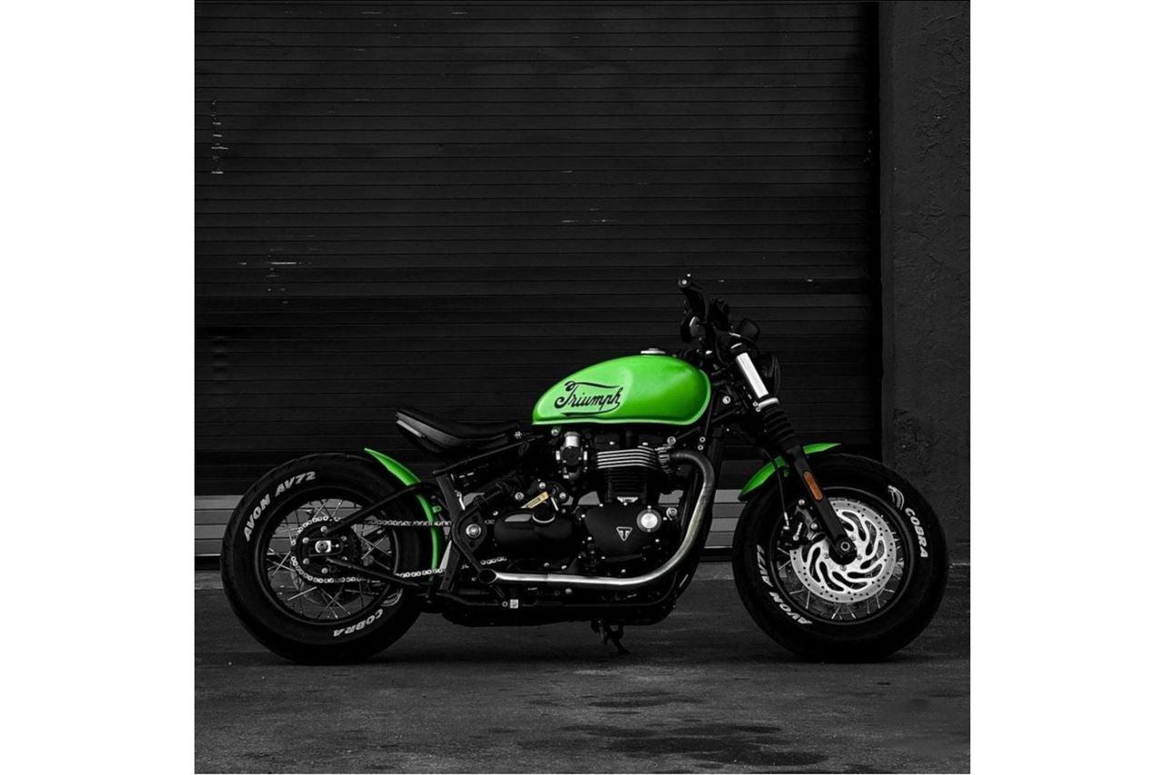 Slash Cut Muffler Mayhem Brush 1 pc Bonneville Bobber Speedmaster