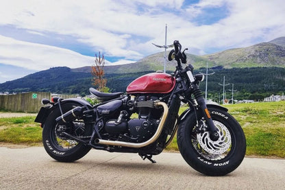 Slash Cut Muffler Mayhem Brush 1 pc Bonneville Bobber Speedmaster