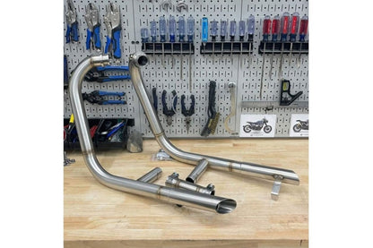 Full Exhaust System H-Bomb Silver 1 Set Street Twin/Speed Twin 900