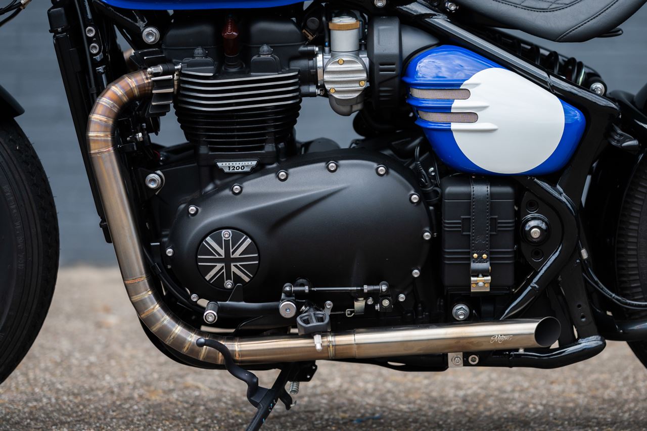 Full Exhaust System, Nautilus, Silver, 1 Set, Bonneville Bobber