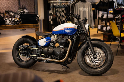 Full Exhaust System, Nautilus, Silver, 1 Set, Bonneville Bobber