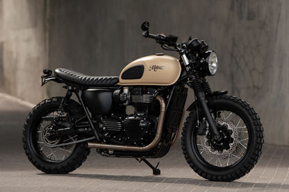 フルエキゾーストマフラー ノーティラス シルバー 1セット ボンネビルT100/T120