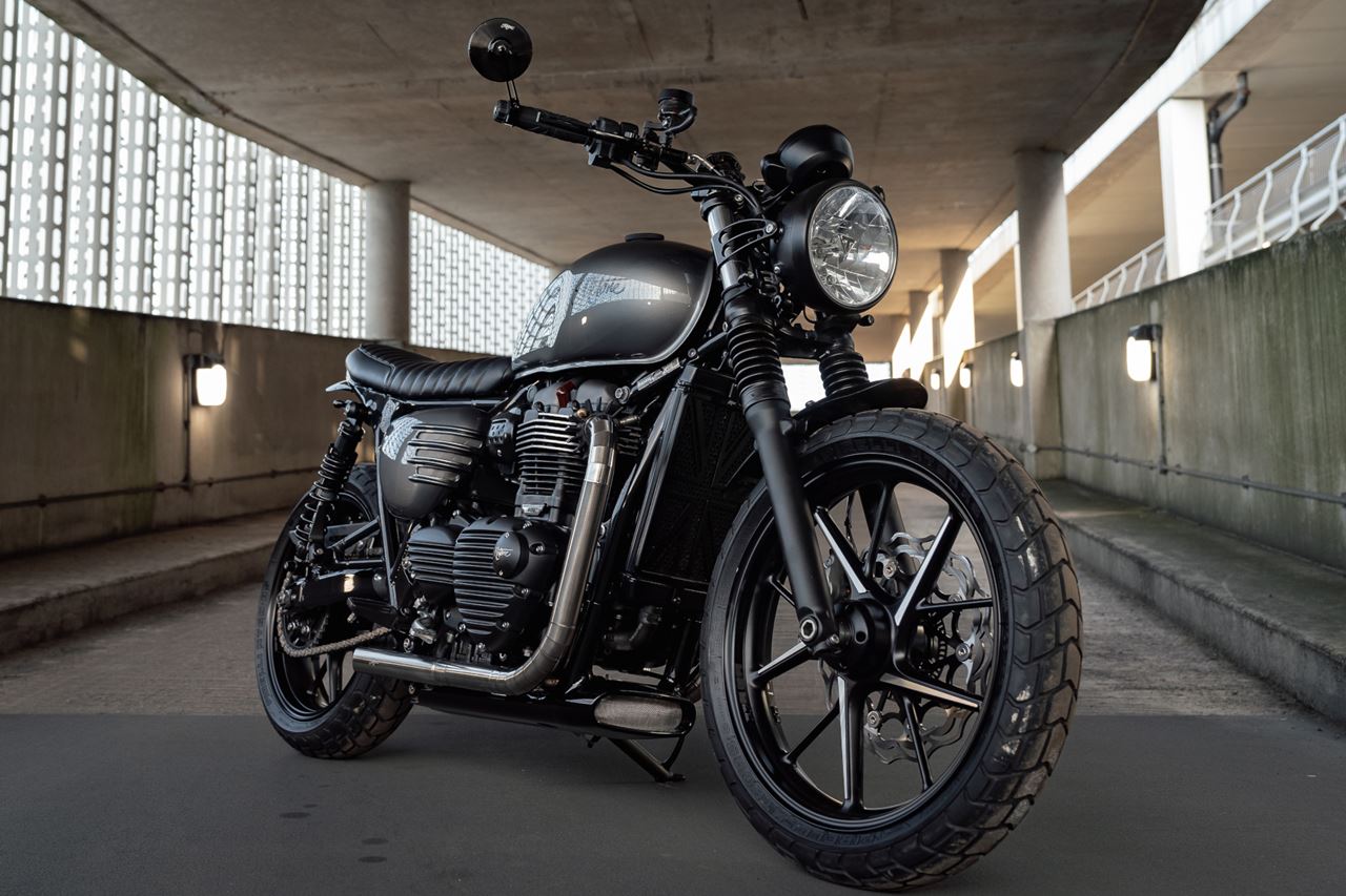 Under Styling Kit Forty Niner Black 1 pc T100/T120 Speed Twin 900 Thruxton/R/RS