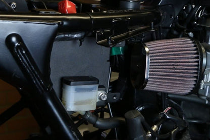 Airbox Eliminator Battery Box Black 1pc for Air-Cooled Bonneville T100