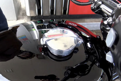 モンツァタンクキャップ スタンダード ポリッシュ 1セット T100/T120 スピードツイン900 スクランブラー900
