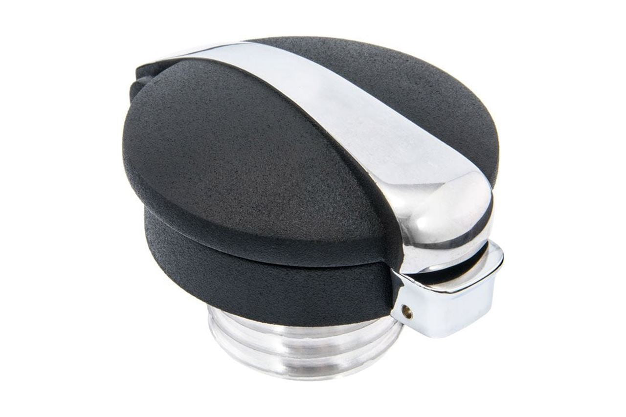 Monza Tank Cap Standard Black/Polished 1 Set T100/T120 Speed Twin 900 Scrambler 900