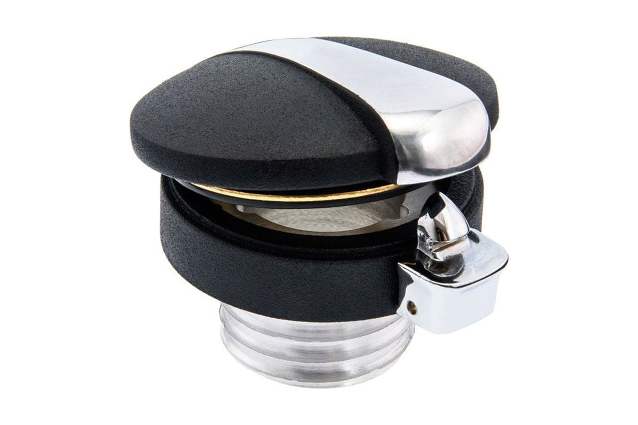 Monza Tank Cap Standard Black/Polished 1 Set T100/T120 Speed Twin 900 Scrambler 900