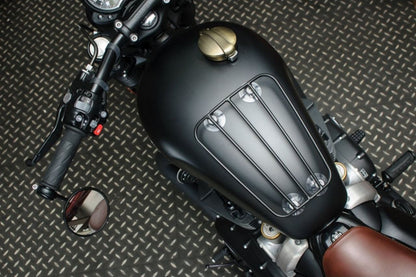 モンツァタンクキャップ スタンダード ビンテージブラス 1セット T100/T120 スピードツイン900 スクランブラー900