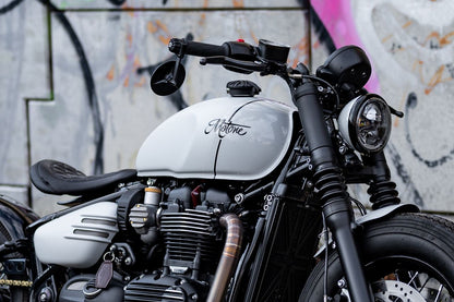 モンツァタンクキャップ ユニオンジャック ブラック 1セット T100/T120 スピードツイン900 スクランブラー900