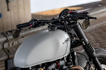 モンツァタンクキャップ ユニオンジャック ブラック 1セット T100/T120 スピードツイン900 スクランブラー900