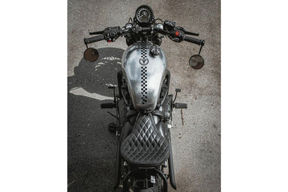 Monza Tank Cap Union Jack Black/Polish 1 Set T100/T120 Speed Twin 900 Scrambler 900