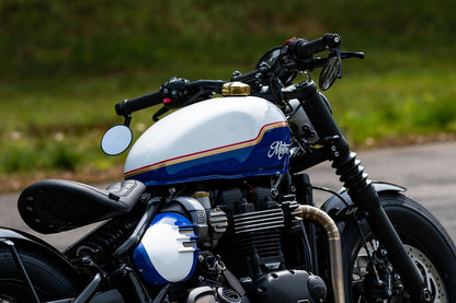 モンツァタンクキャップ スタンダード ブラス 1セット T100/T120 スピードツイン900 スクランブラー900