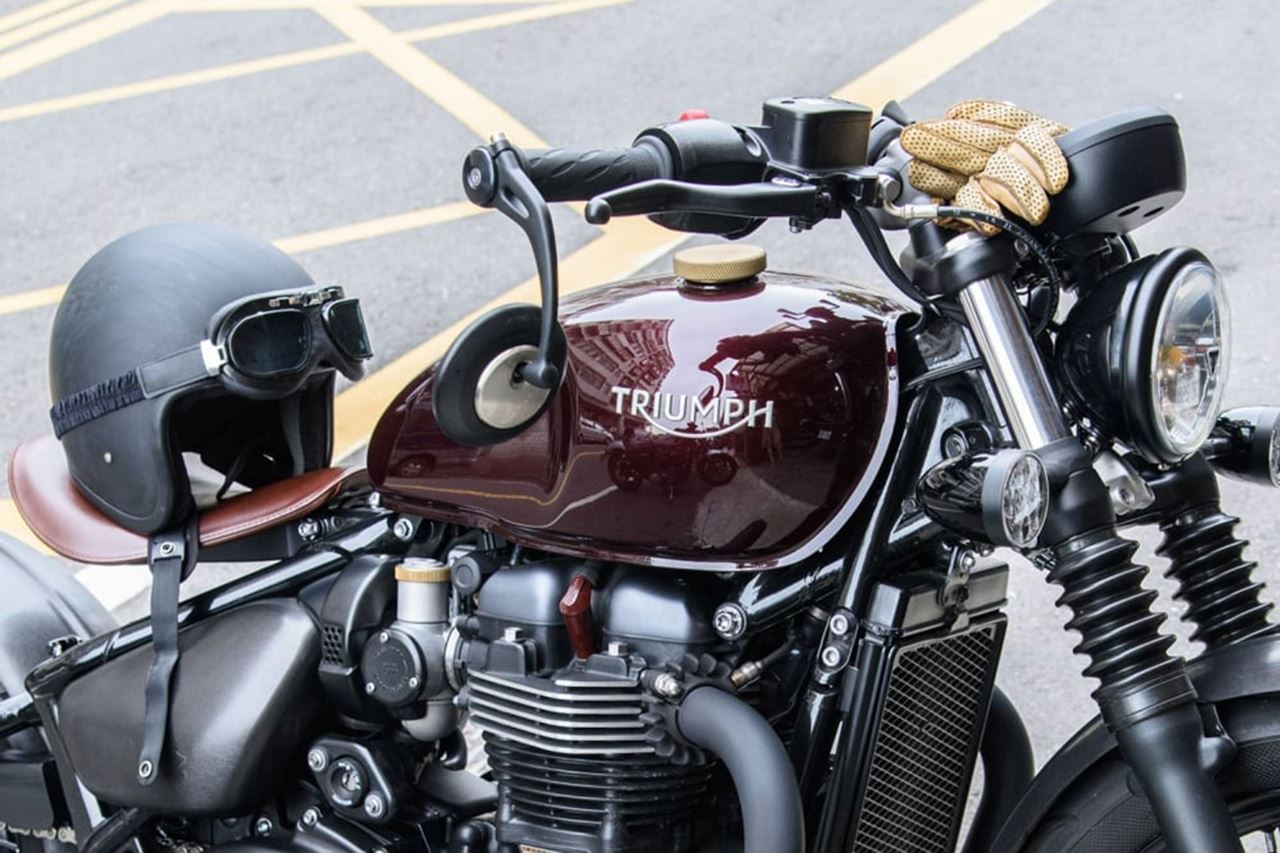 Tank Cap Polished Brass 1pc T100/T120 Speed Twin 900 Scrambler 900