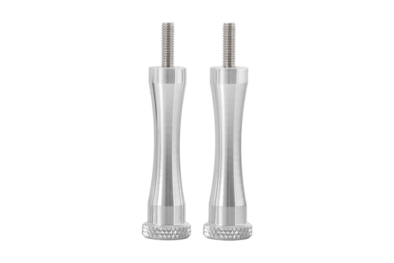 Seat Bolt Aluminum Polished 70mm 2 pcs Air-cooled T100 Scrambler Thruxton