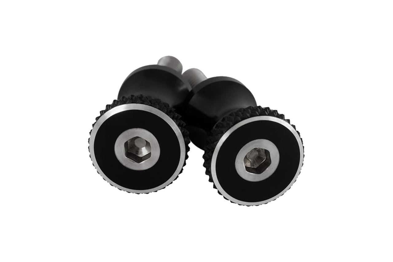 シートボルト アルミ ブラック 28mm 2個 空冷 T100 スクランブラー スラクストン