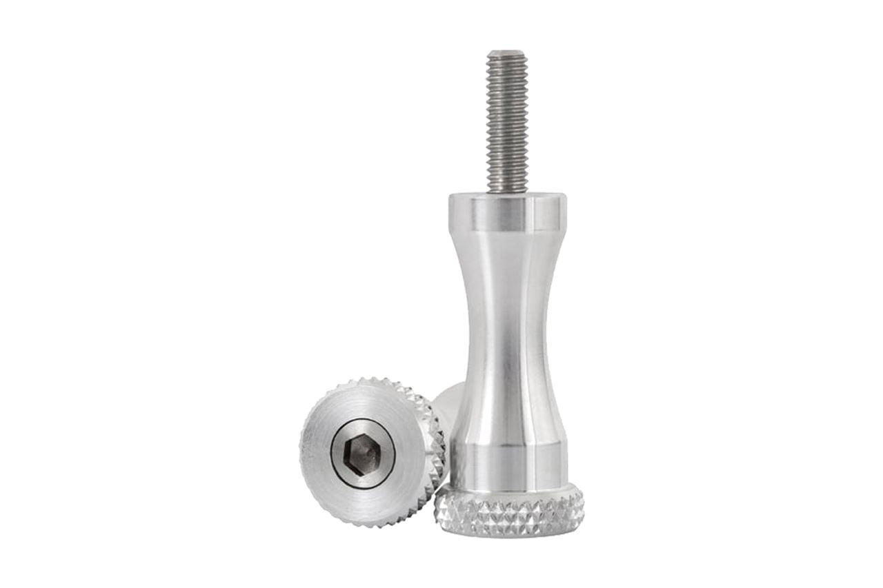 シートボルト アルミ ポリッシュ 45mm 2個 T100 スクランブラー スラクストン