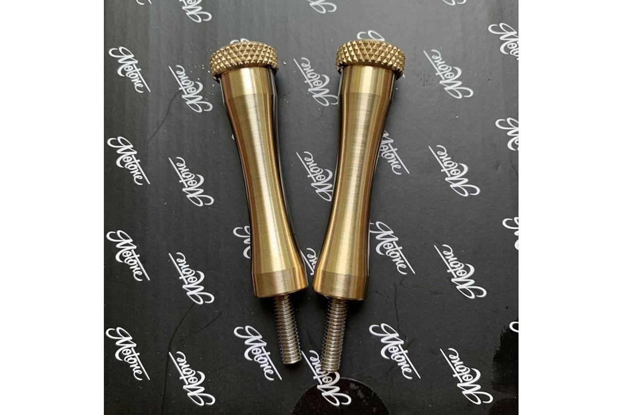 Seat Bolts Brass 70mm 2pcs Air-cooled T100 Scrambler Thruxton