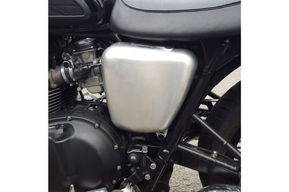Side Cover Bolts, Aluminum, Black, 2 pieces, Air-cooled, T100, Thruxton