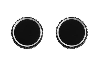 Side Cover Bolts, Aluminum, Black, 2 pieces, Air-cooled, T100, Thruxton