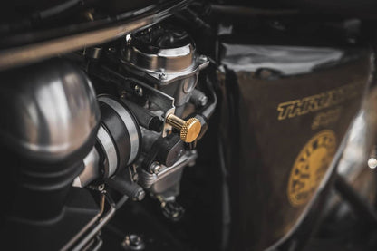 Choke Knob Brass 1 pc. Air Cooled T100 Scrambler Thruxton