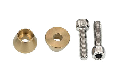 Rear Shock Dress-up Bolts, Brass, 2 pcs for Thruxton/R/RS Speed Twin 1200