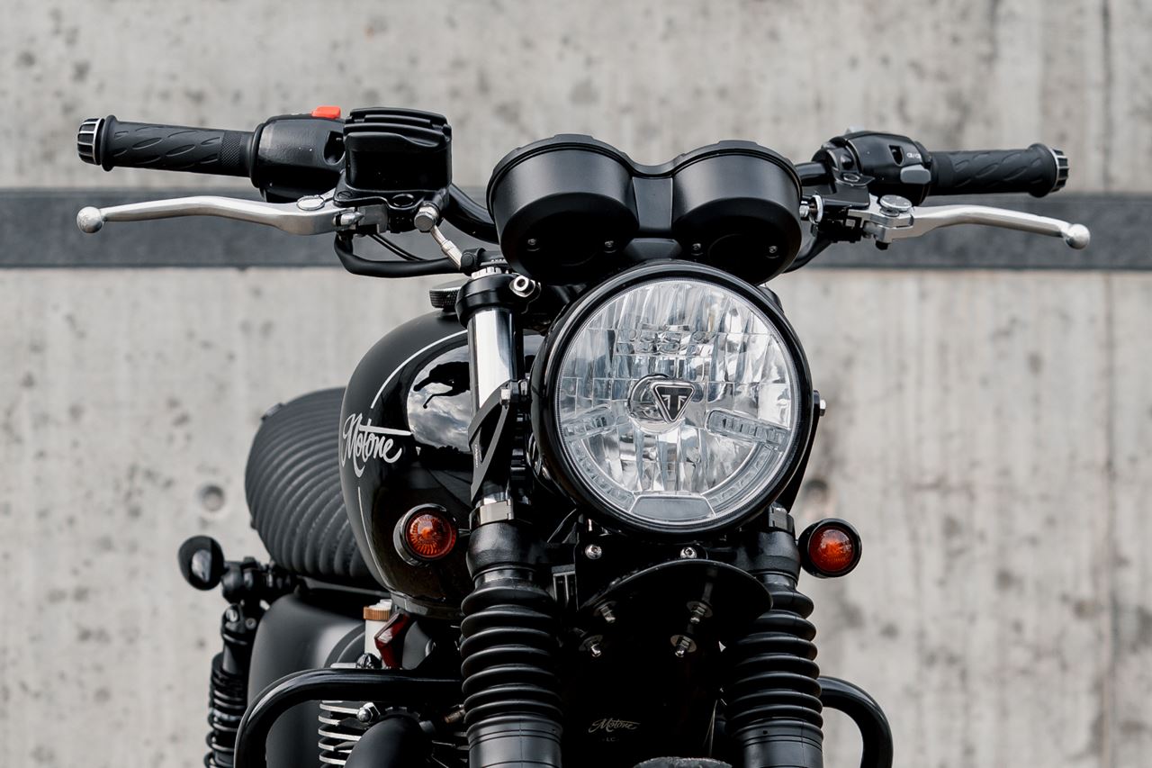 ミラーホールプラグ ブラック 左右セット T100/T120 ボバ― スピードマスター