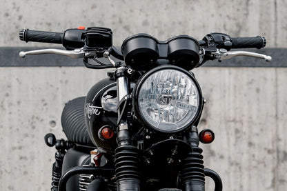 ミラーホールプラグ ブラック 左右セット T100/T120 ボバ― スピードマスター