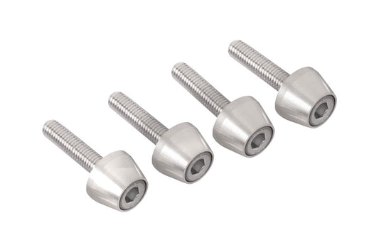 リアショック ドレスアップボルト ポリッシュ 4個 T100/T120 スピードツイン900 スクランブラー900
