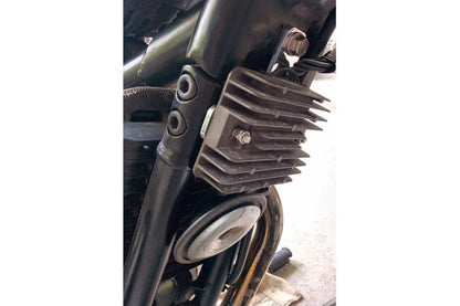 Regulator Relocation Bracket Black 1 Set Air-cooled T100 Scrambler Thruxton