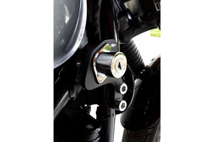 Ignition Relocation Bracket, Right Side, Black, 1 pc, T100 Scrambler Thruxton