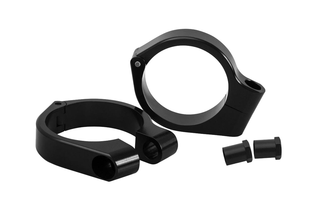 フロントウインカーステー フォーククランプ ブラック 47mm 2個 M10 ボンネビル ボバ― スピードマスター
