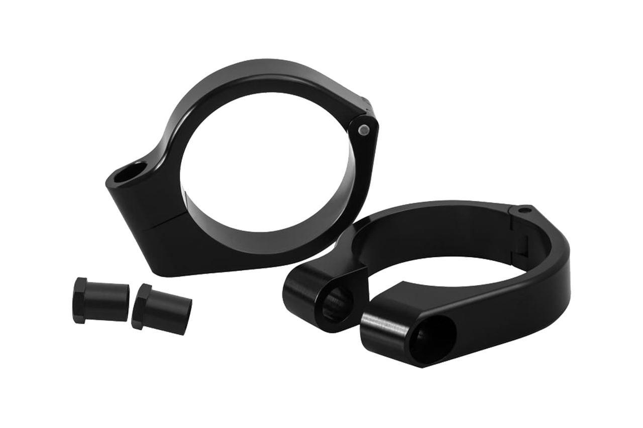 フロントウインカーステー フォーククランプ ブラック 47mm 2個 M10 ボンネビル ボバ― スピードマスター