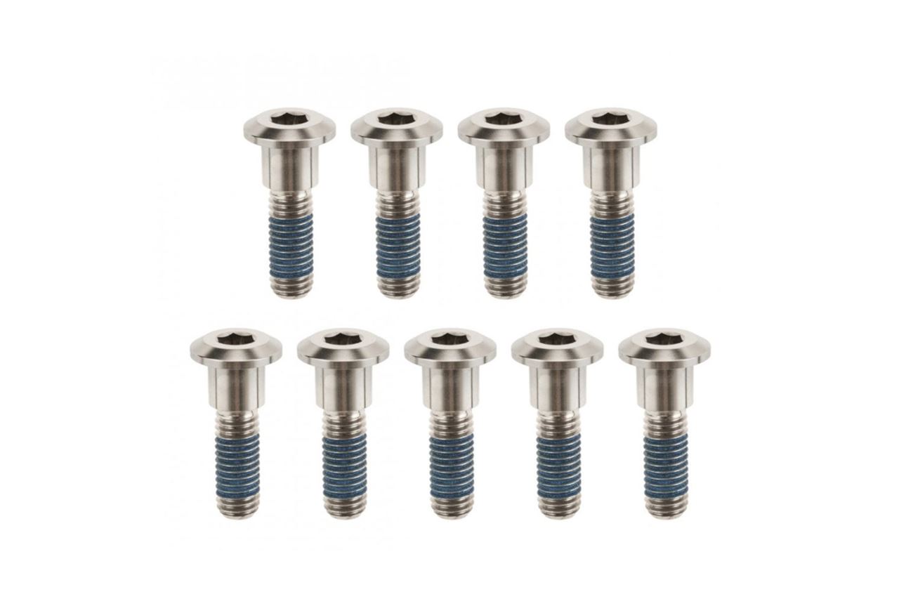 Brake Rotor Bolts Titanium Silver 9pcs T100 Speed Twin 900 Scrambler 900