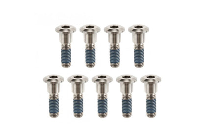 Brake Rotor Bolts Titanium Silver 9pcs T100 Speed Twin 900 Scrambler 900