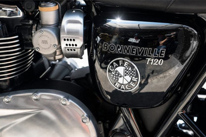 Emblem Cafe Racer Aluminum 1 pc Universal